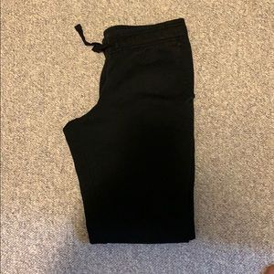 Black adidas joggers